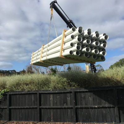 Pallet of Marley 100mm DWV PVC Pipe